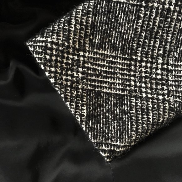 🦋 TALBOTS wool blend blazer, plaid, fully lined, buttons, size 14P - Picture 7 of 12